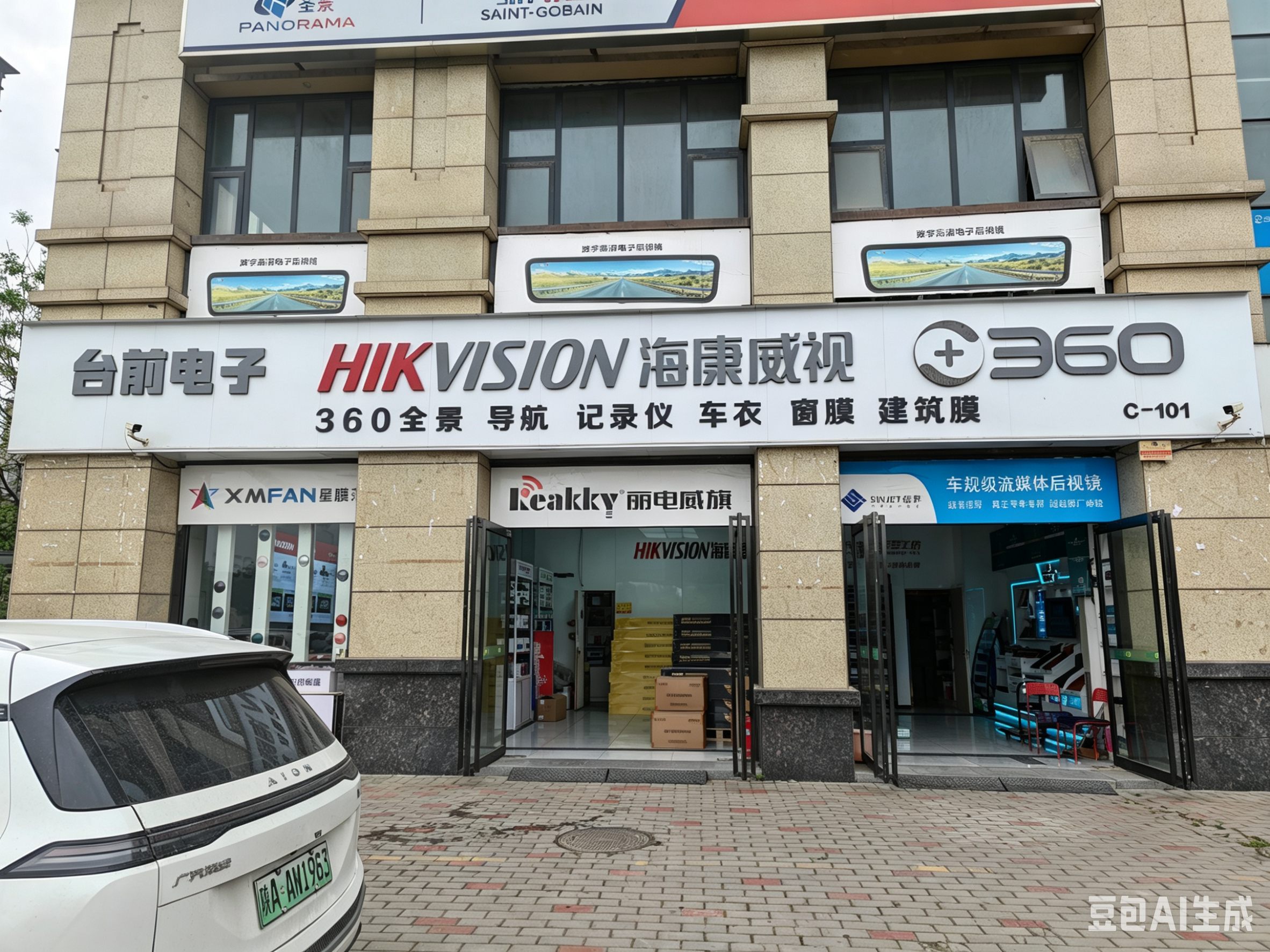 西安专业汽车贴膜施工环境展示