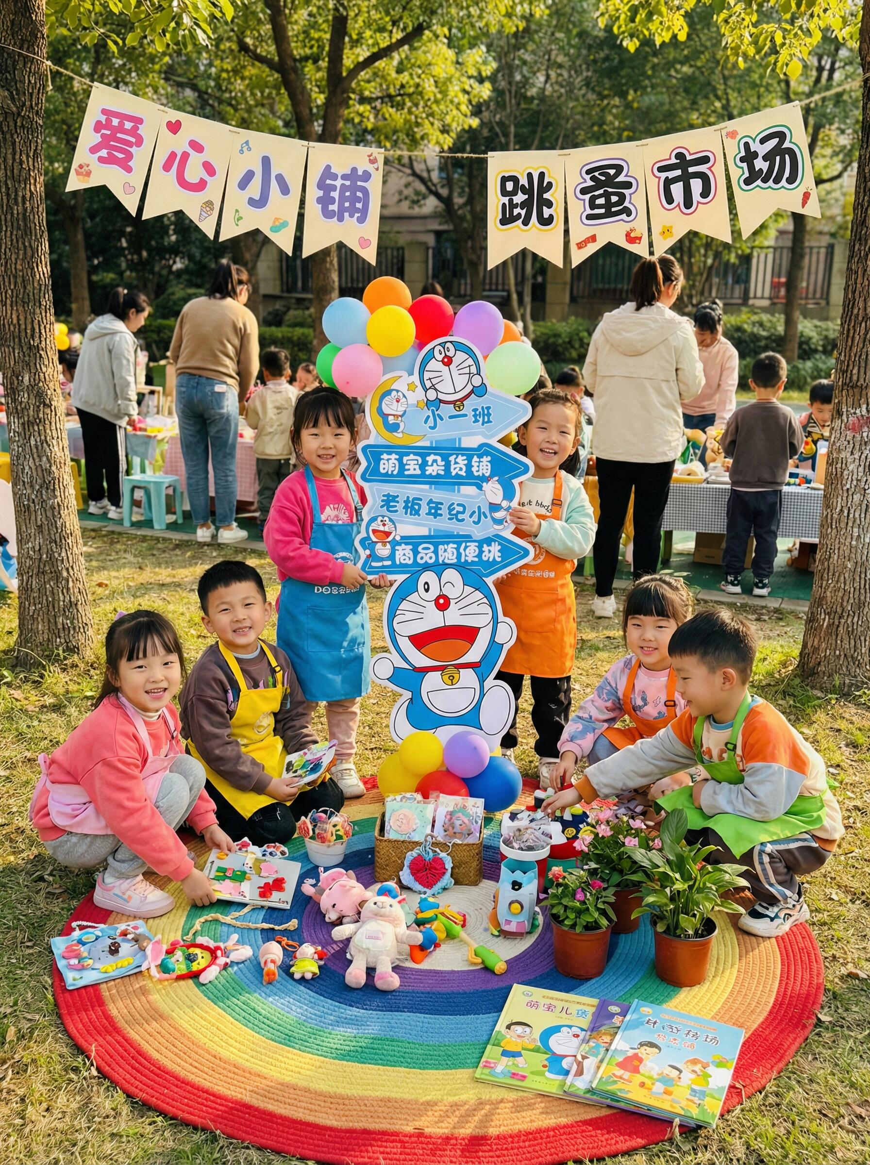 儿童创业体验选品筹备画面