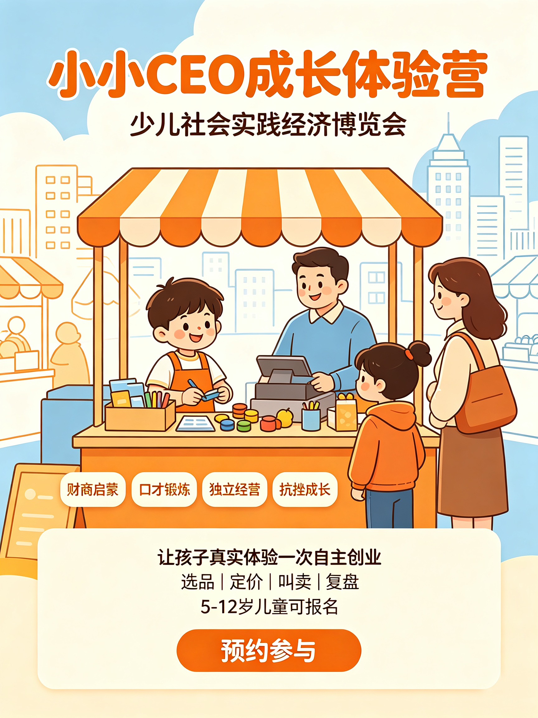 2026少儿社会实践经济博览会现场场景